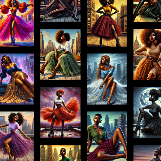 Dall-E AI Art Prompt Guide - Tulle On It - 12 Prompts & Sample Images