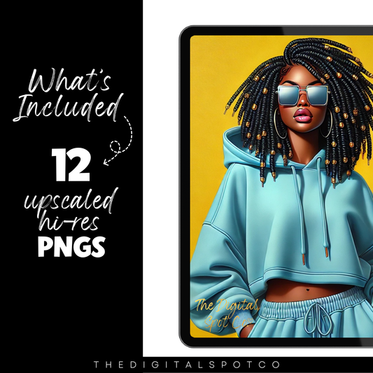 This product features the Vibrant Hoodie Wear PNG Bundle