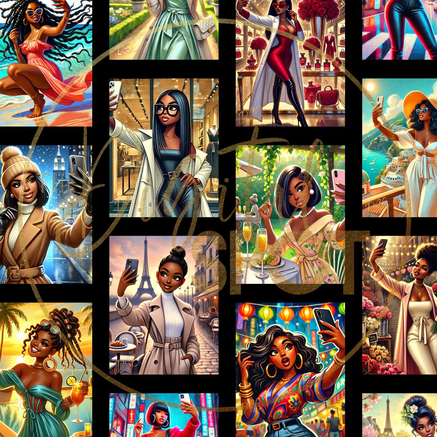 I Love Taking Pics - 32 Dall-E AI Art Prompts - Use with Any AI Generator