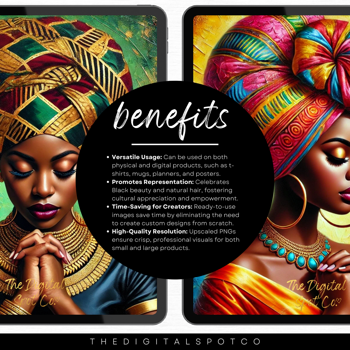 This product features the Praying Black Woman PNG Bundle