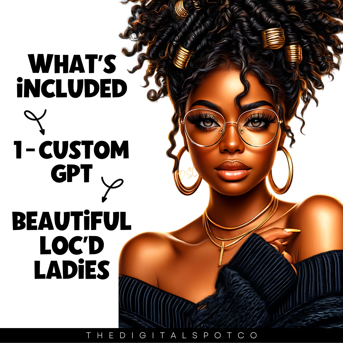 This product features the Loc It Up Art Custom GPT