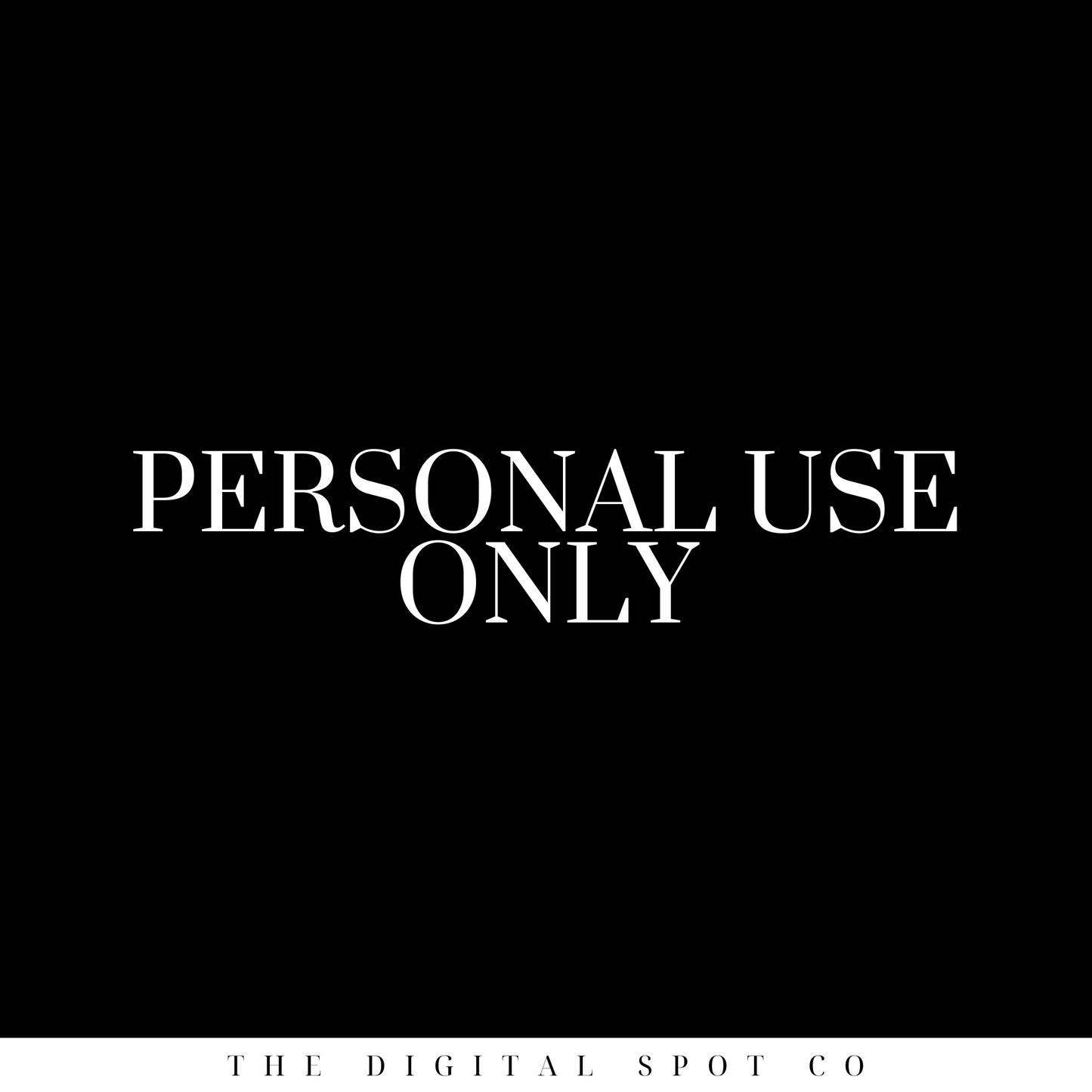 This product is for personal use only.