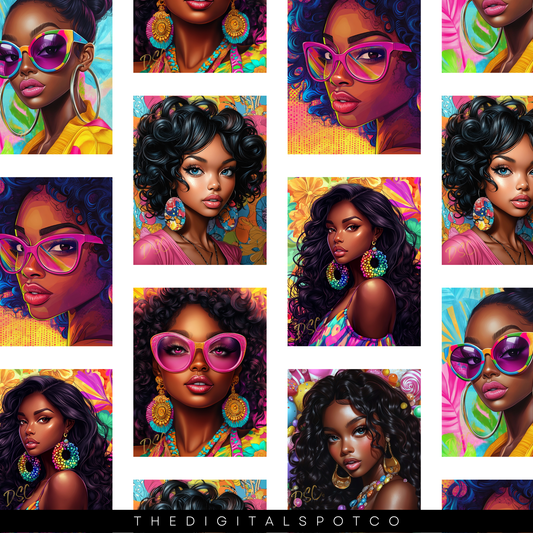 This product includes the Bright Lights Midjourney Prompt Guide