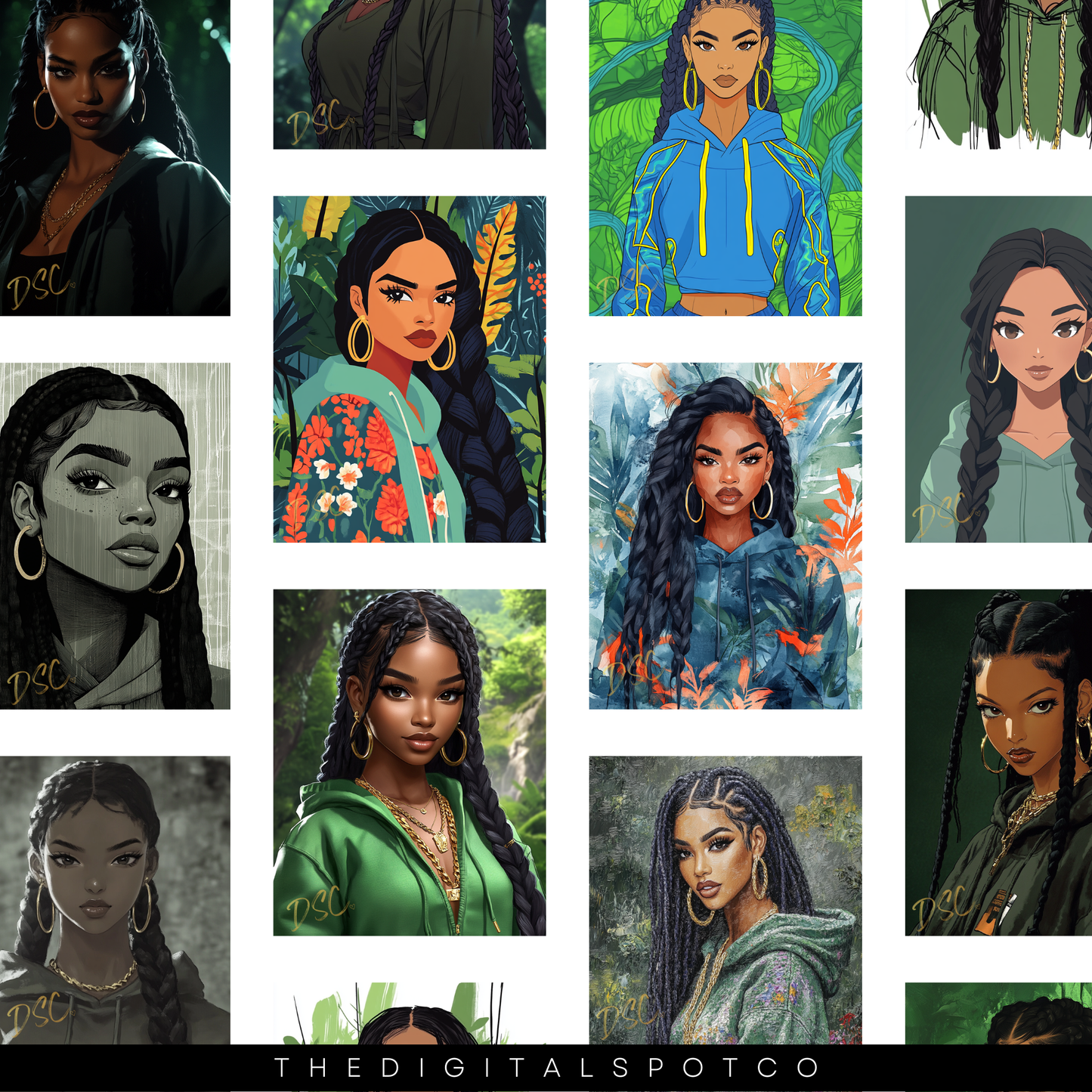 This product includes the Green Hoodie SREF Guide