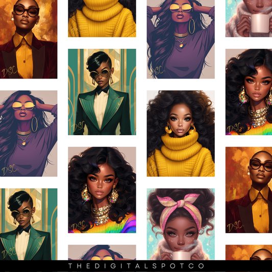 This product includes the Mixed Styles Vol II Midjourney Prompt Guide