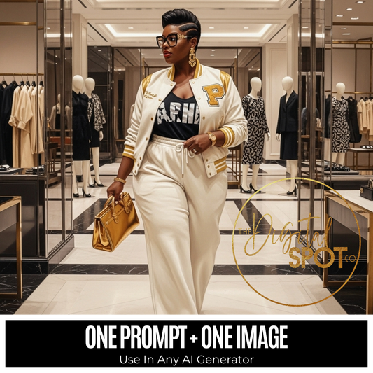 One Prompt + One Raw Image - Digi Girl Pose 2