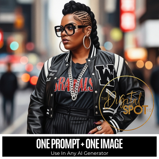 One Prompt + One Raw Image - Digi Girl Pose 21