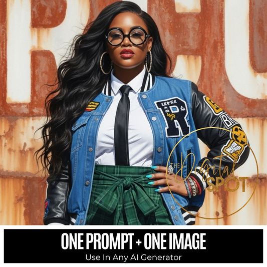 One Prompt + One Raw Image - Digi Girl Pose 22