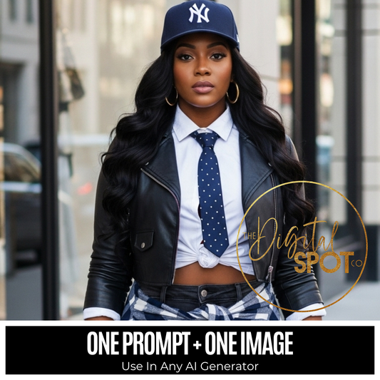 One Prompt + One Raw Image - Digi Girl Pose 23