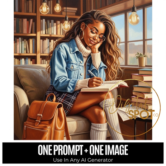 One Prompt + One Raw Image - Digi Girl Pose 25