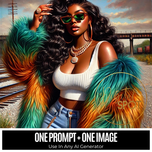 One Prompt + One Raw Image - Digi Girl Pose 26