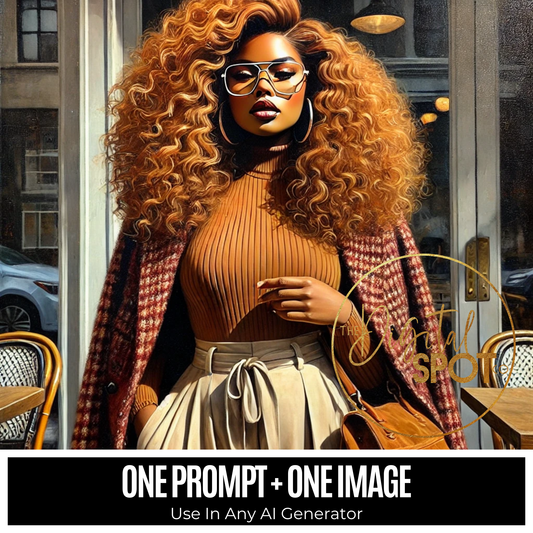 One Prompt + One Raw Image - Digi Girl Pose 28