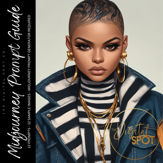 Midjourney Prompt Guide - Pretty Girl Vibes - 8 Prompts & Samples Images