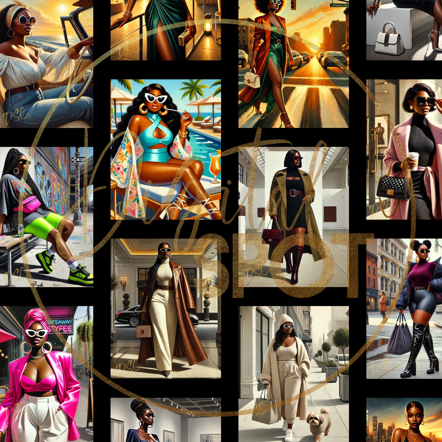 All About Style - 12 Dall-E AI Art Prompts - Use with Any AI Generator