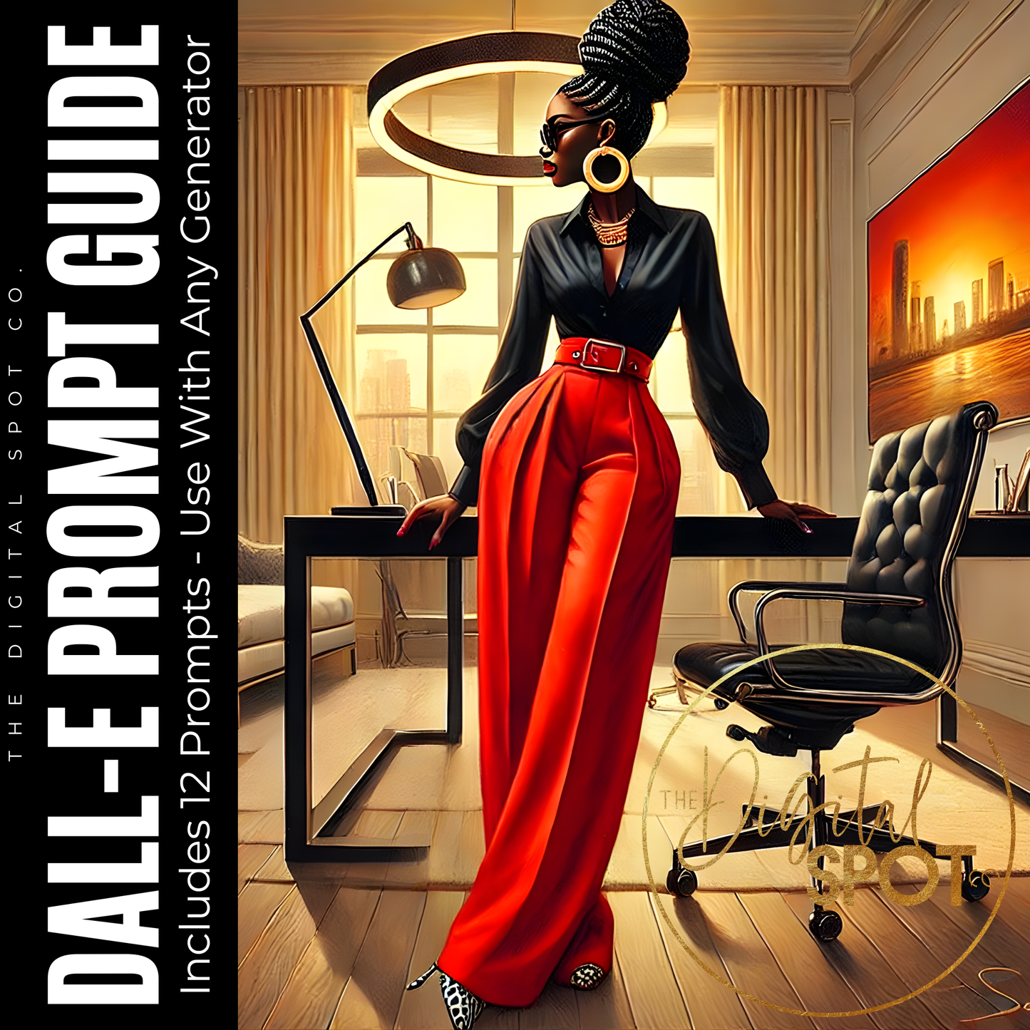 CORPORATE GIRLIES - 30 Dall-E AI Art Prompts - Use with Any AI Generator