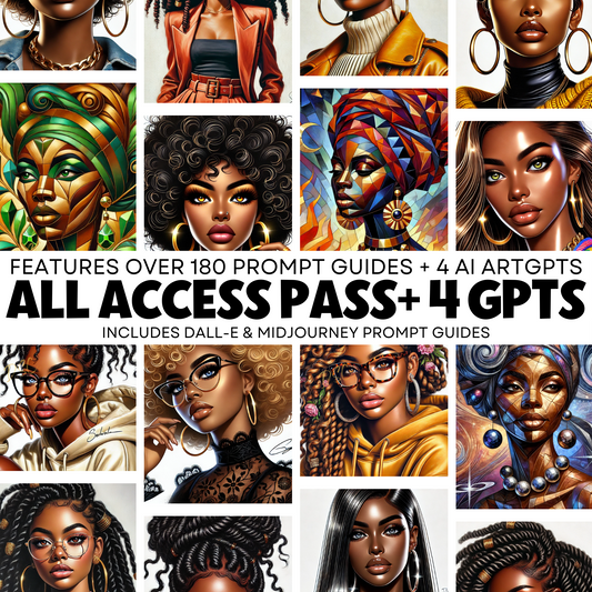 This product includes over 180 prompt guides and 4 ai art gpts.