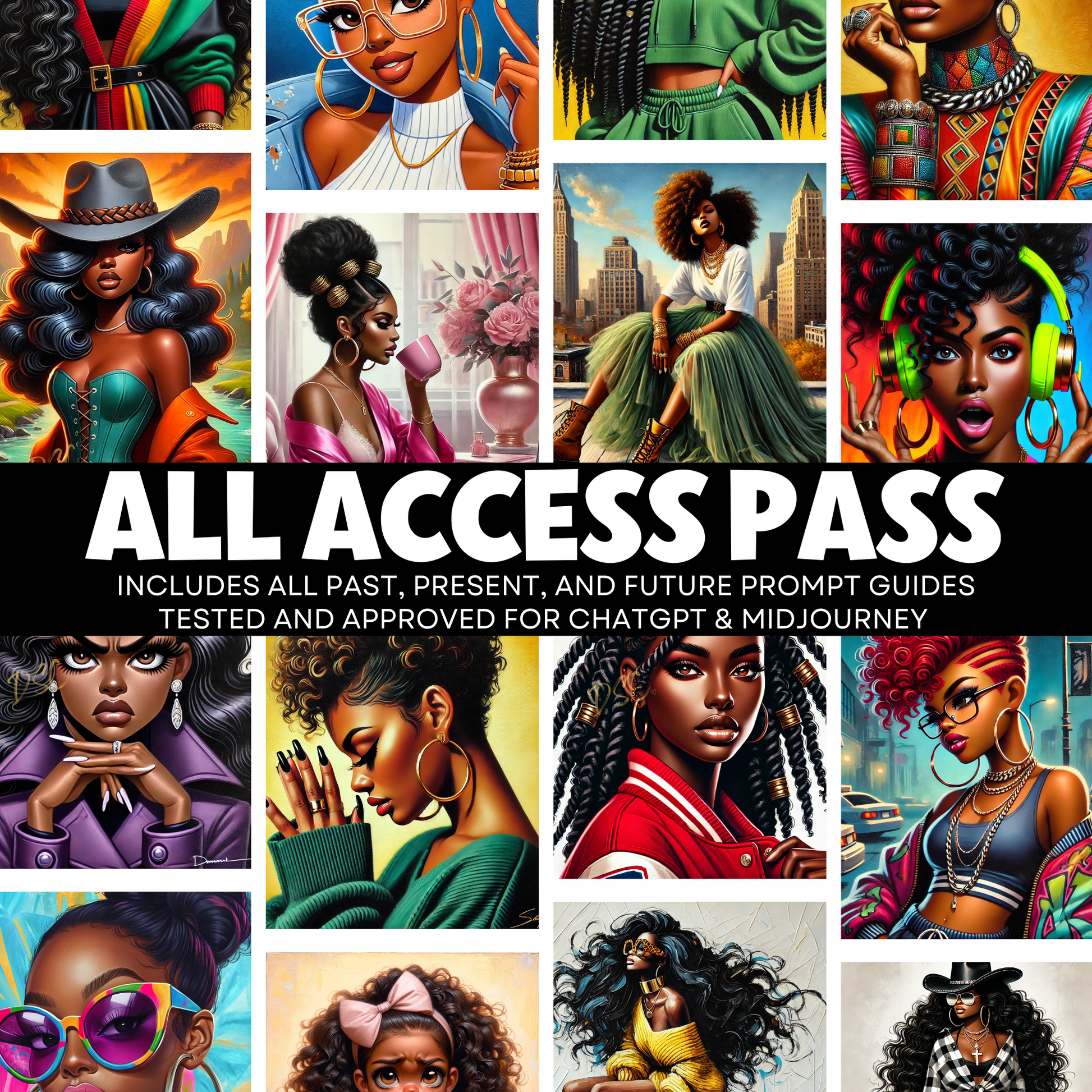 This product is the all access pass that includes all past, present, and future prompt guides.