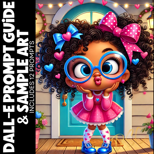 This product includes the Black Girl Valentine Fun Prompt Guide