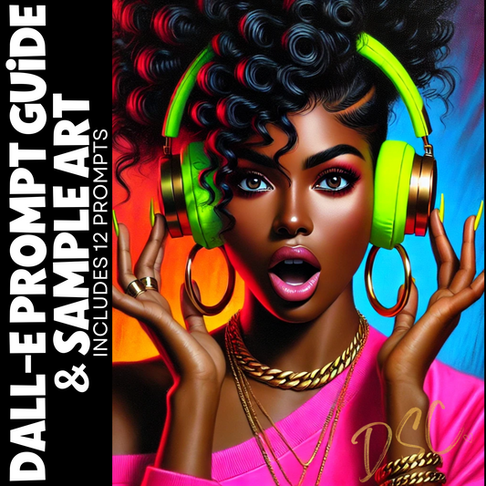 This product is an ai art prompt guide created for ChatGPT+Dall-E.