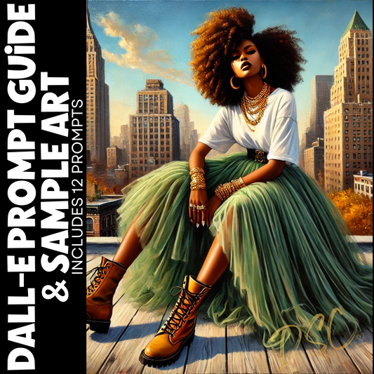 This product is an ai art prompt guide created for ChatGPT+Dall-E.
