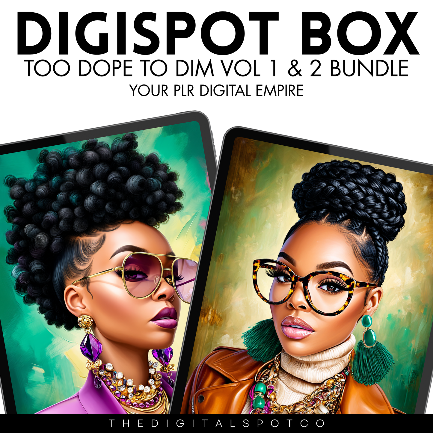 This product includes the DigiSpot Box BUNDLE Volume 1 & 2