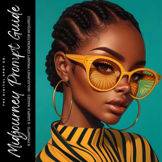 This product is the I Love My Glasses MidJourney Prompt Guide